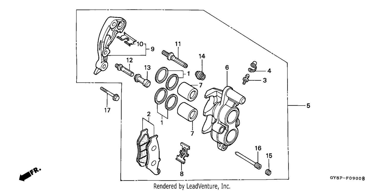 FRONT BRAKE CALIPER