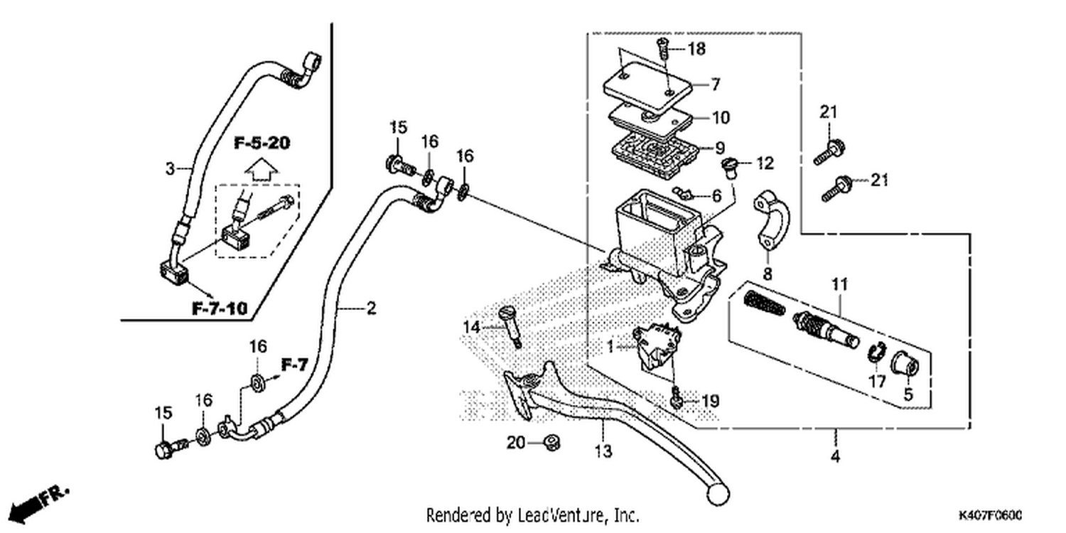  REAR BRAKE MASTER CYLI NDER