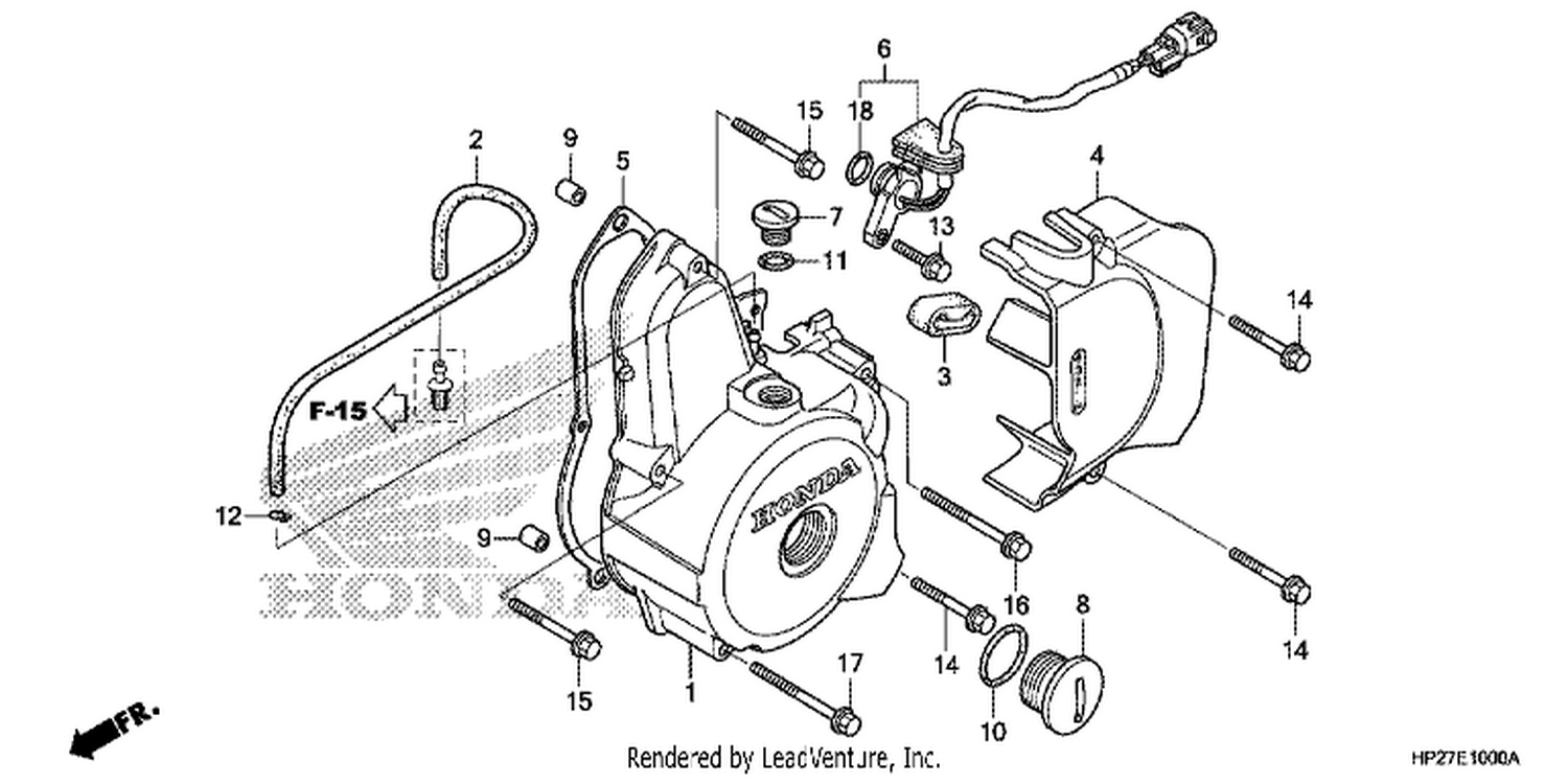  LEFT CRANKCASE COVER