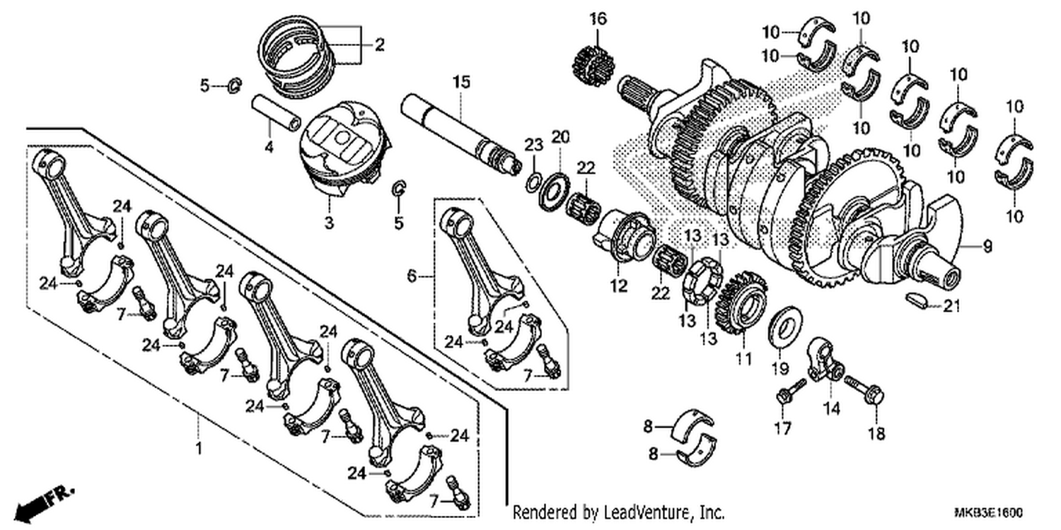  CRANKSHAFT/ PI STON