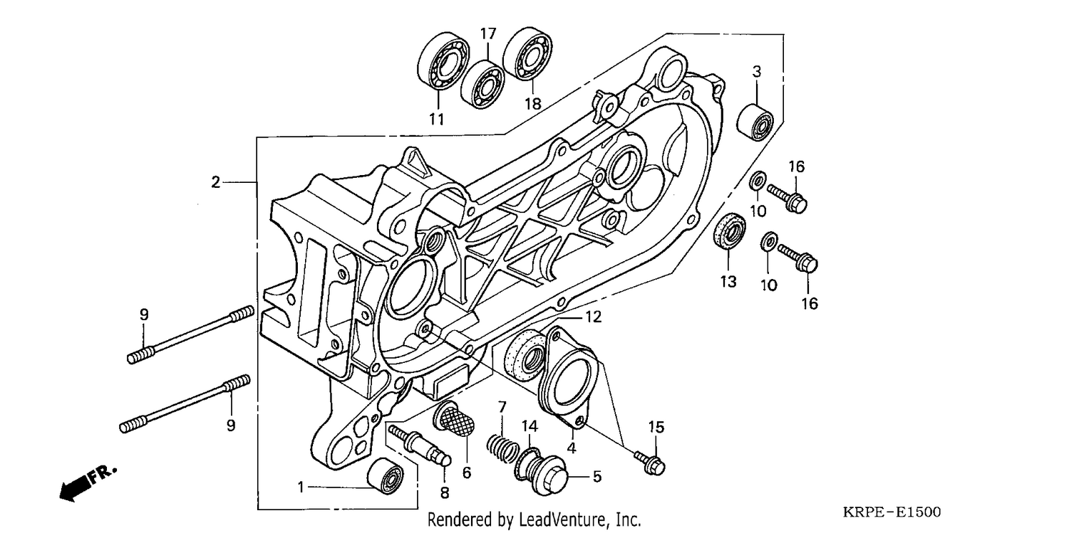 LEFT CRANKCASE