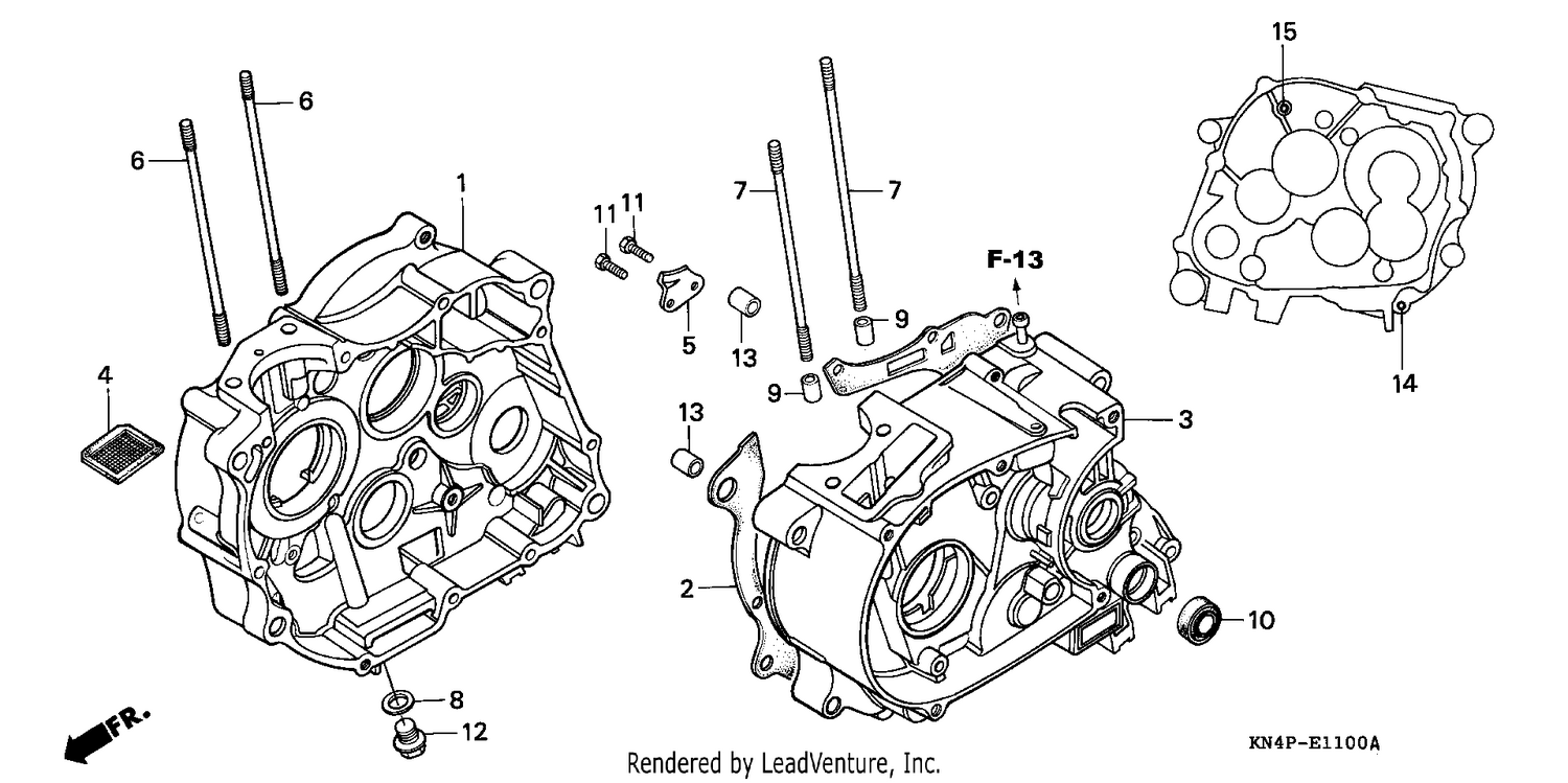 CRANKCASE (CRF100F)