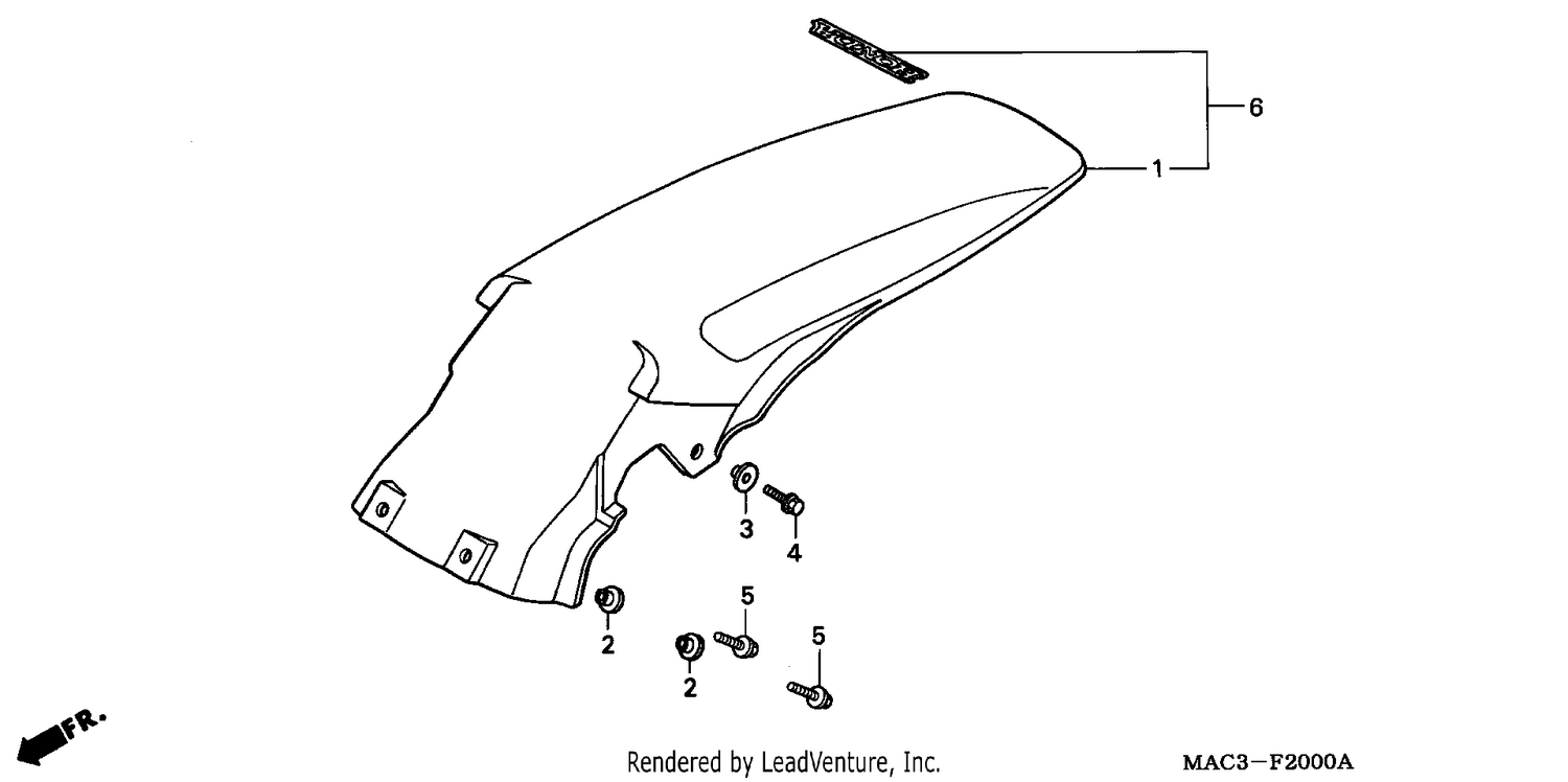 REAR FENDER
