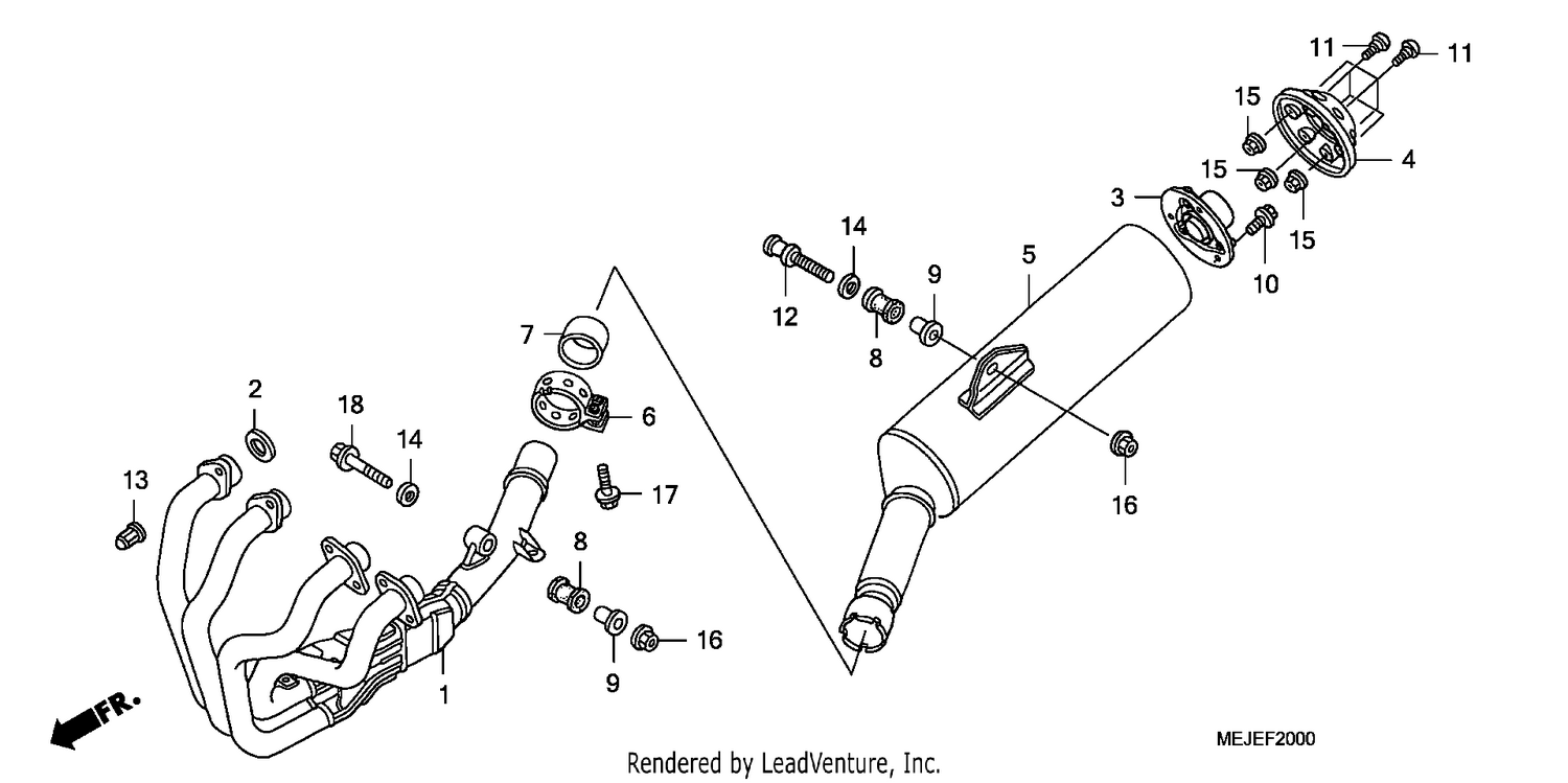 EXHAUST MUFFLER