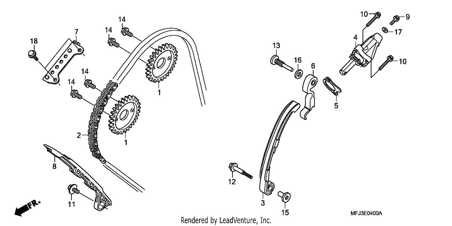 CAM CHAIN/TENSIONER