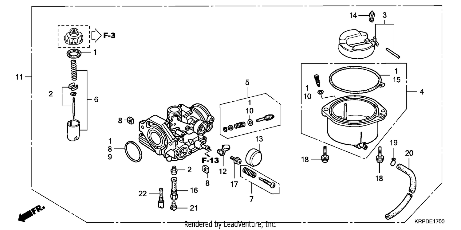 CARBURETOR (SCV100F9-TU)