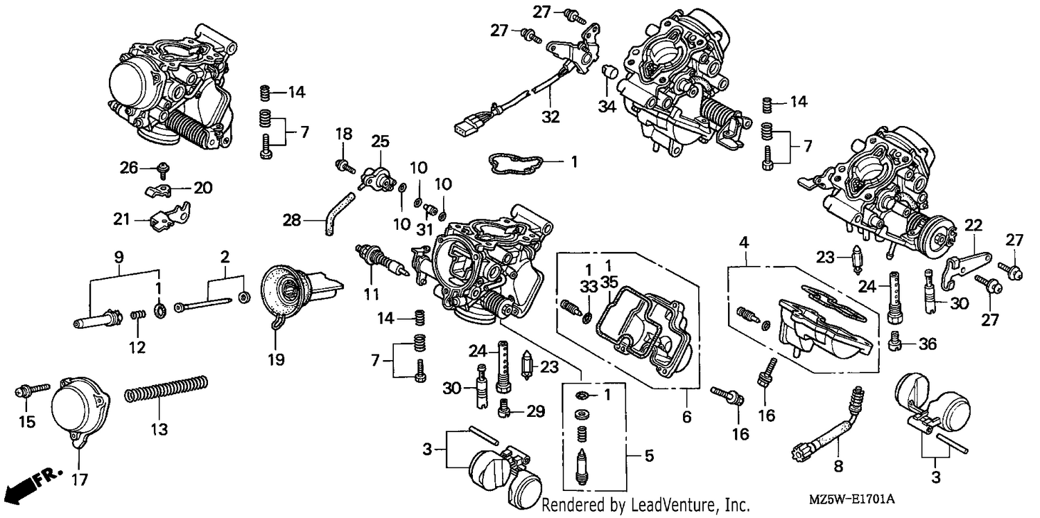 CARBURETOR (COMPONENT PARTS)
