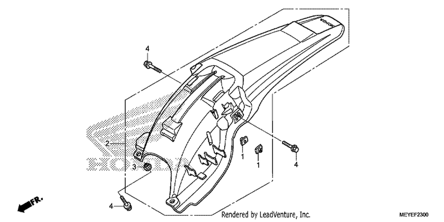  REAR FENDER