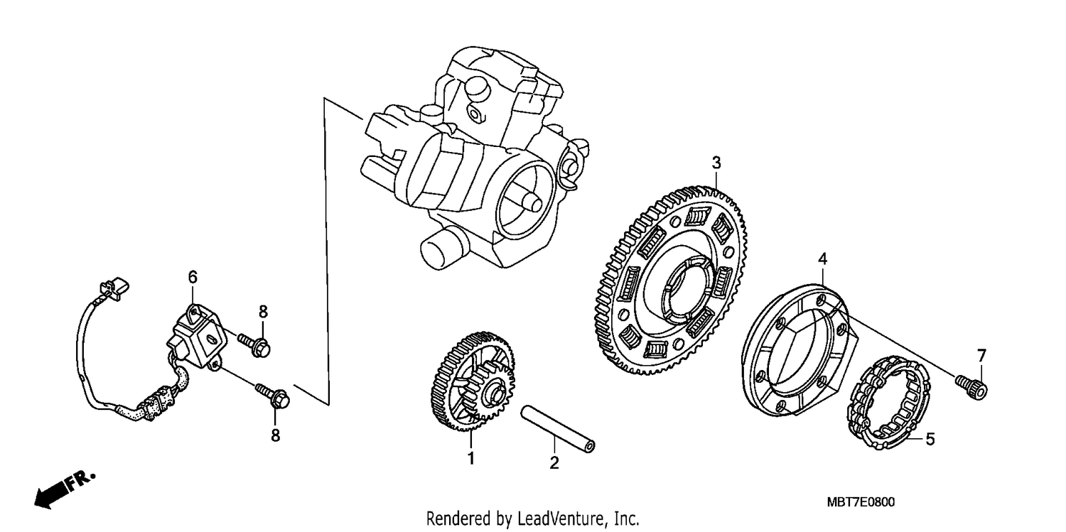 PULSE GENERATOR/ STARTING CLUTCH