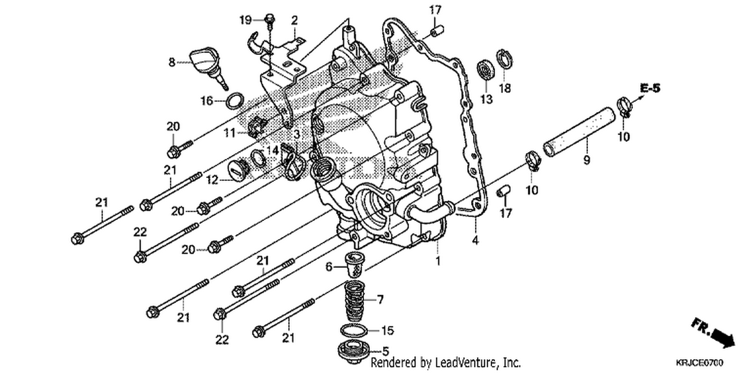  RIGHT CRANKCASE COVER