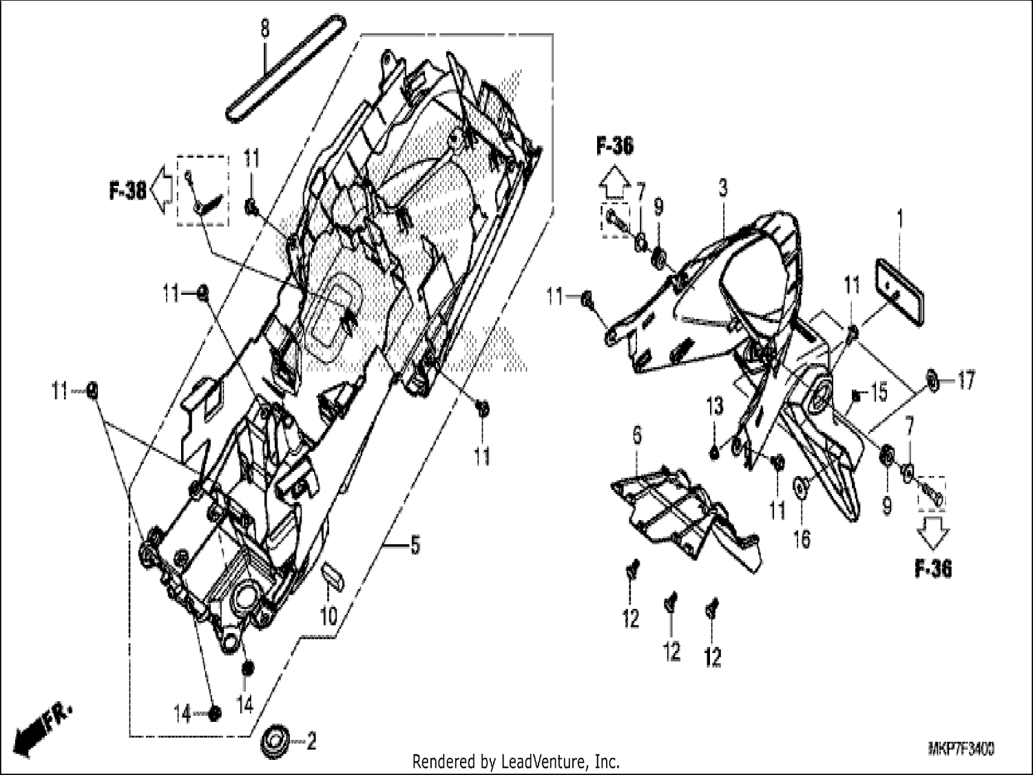 REAR FENDER