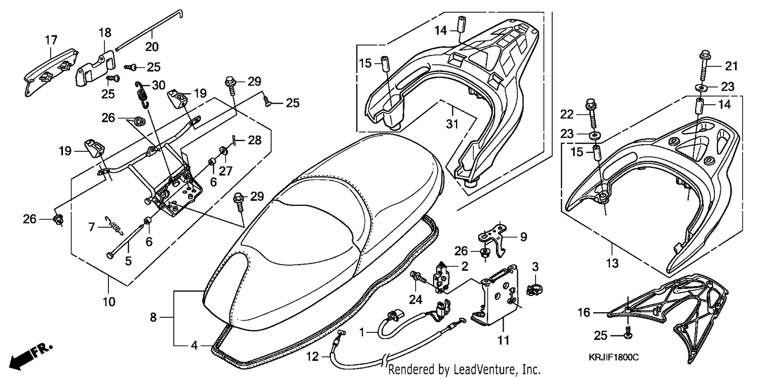 SEAT/REAR CARRIER