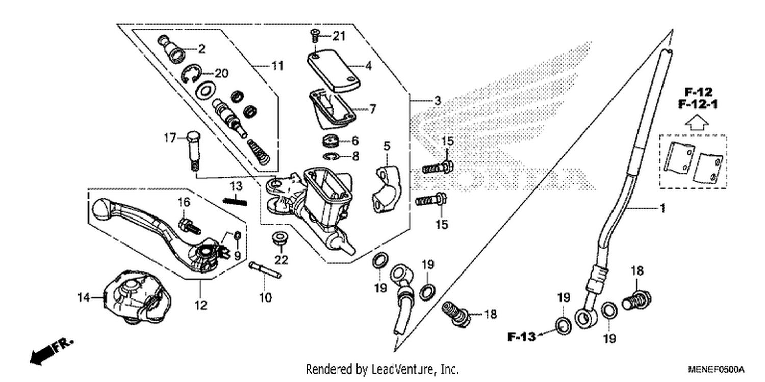  FRONT BRAKE MASTER CYLINDER