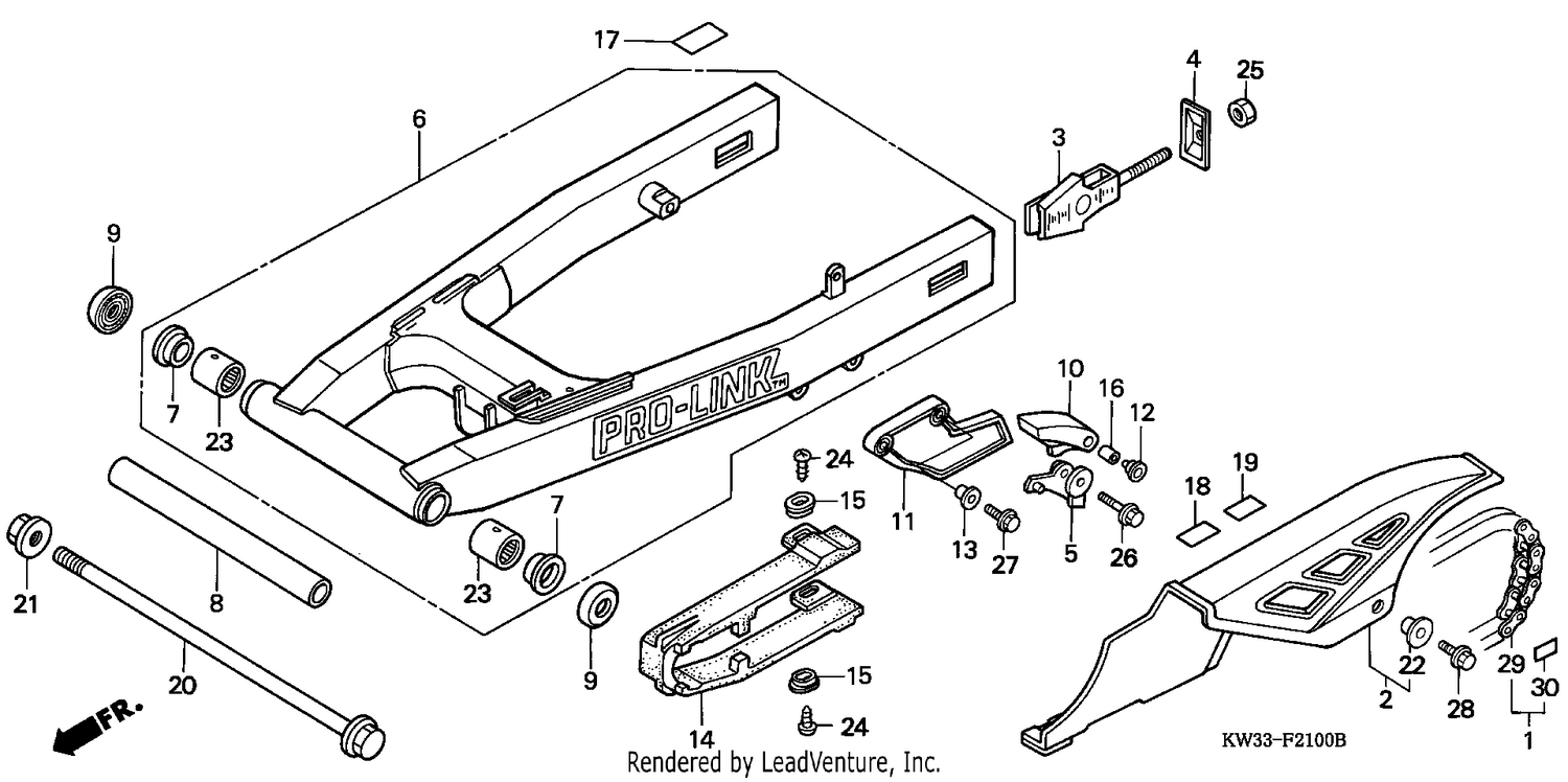 SWINGARM/CHAIN CASE