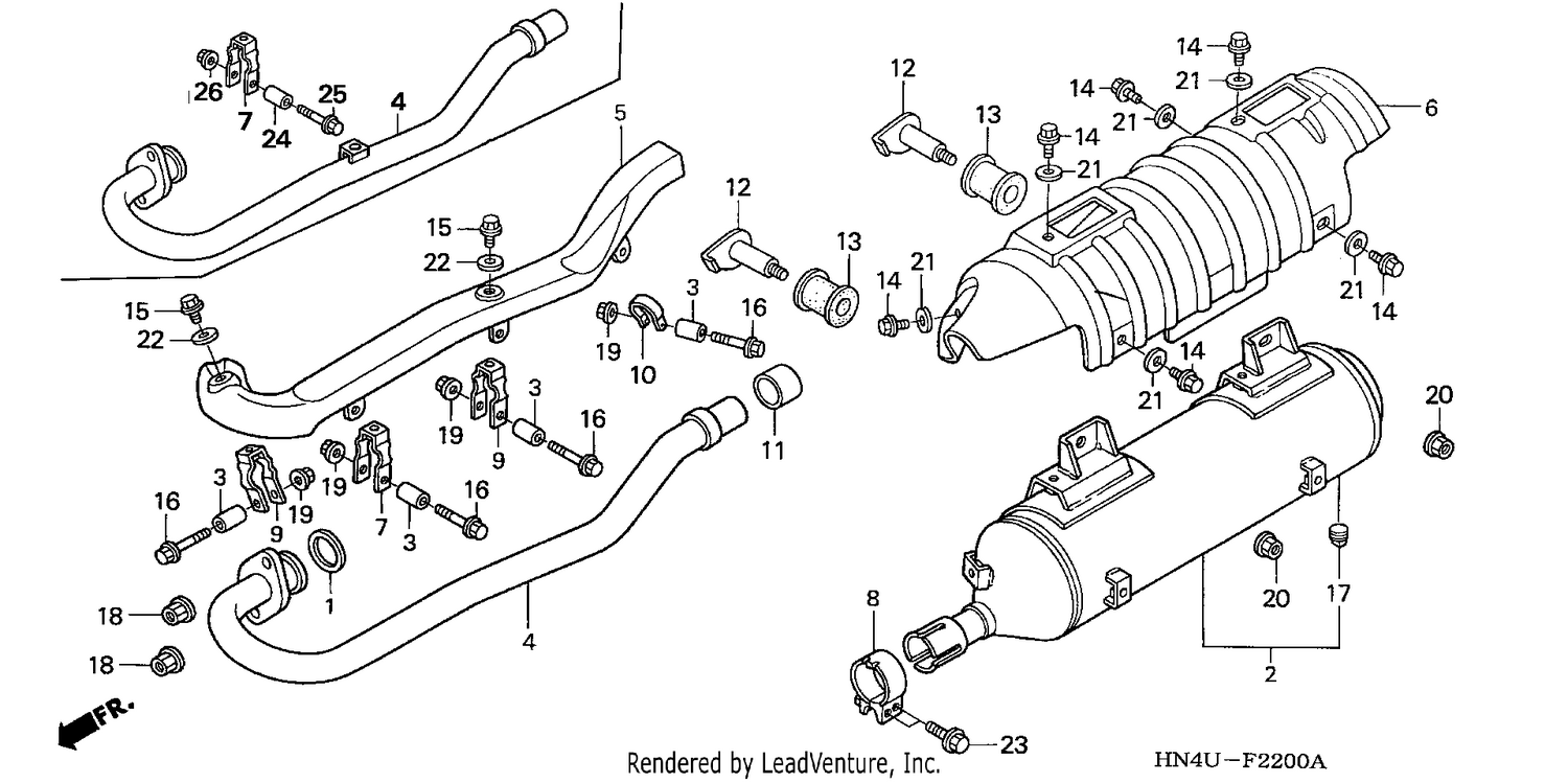 EXHAUST MUFFLER