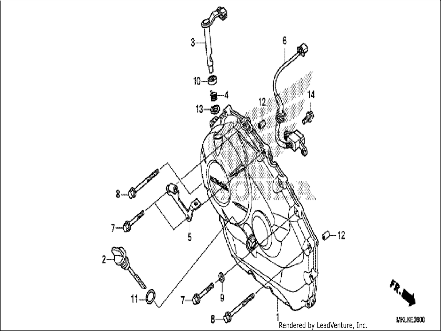  RIGHT CRANKCASE COVER (NC750SA)