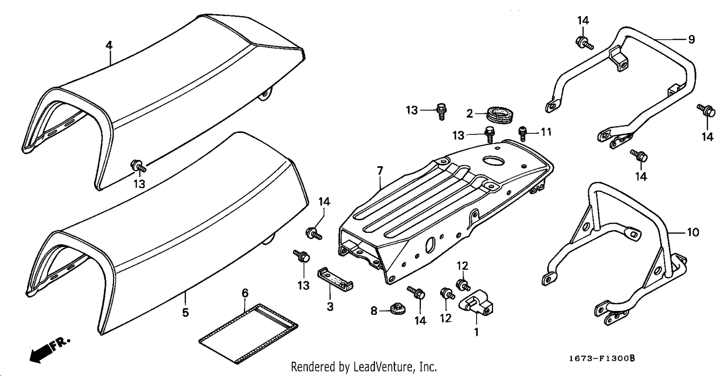 SEAT/REAR COWL
