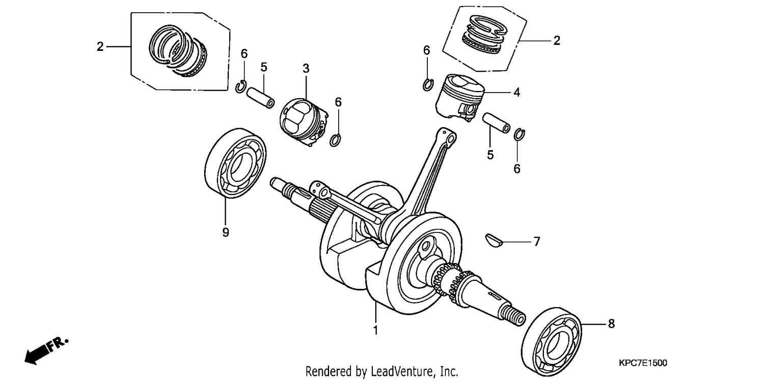 CRANKSHAFT/PISTON