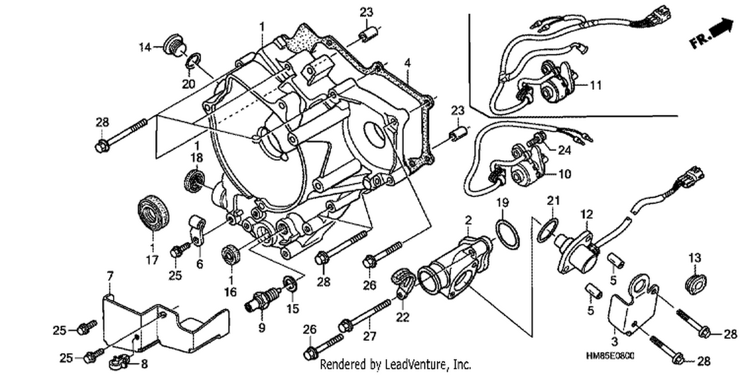  REAR CRANKCASE COVER