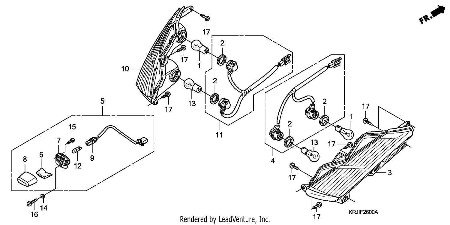 REAR COMBINATION LIGHT (FES1253-5)(FES1503-5)