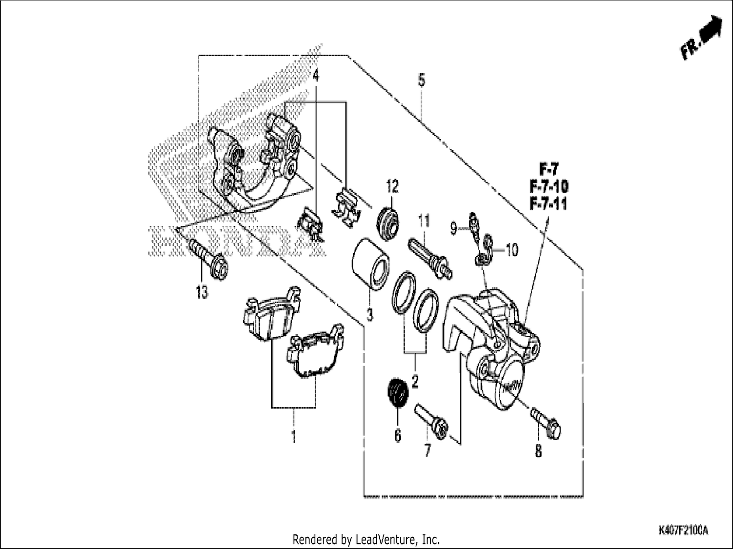  REAR BRAKE CALIPER