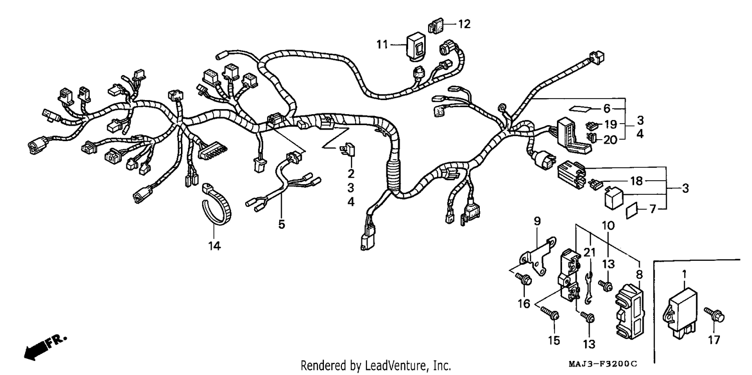 WIRE HARNESS (ST1100)