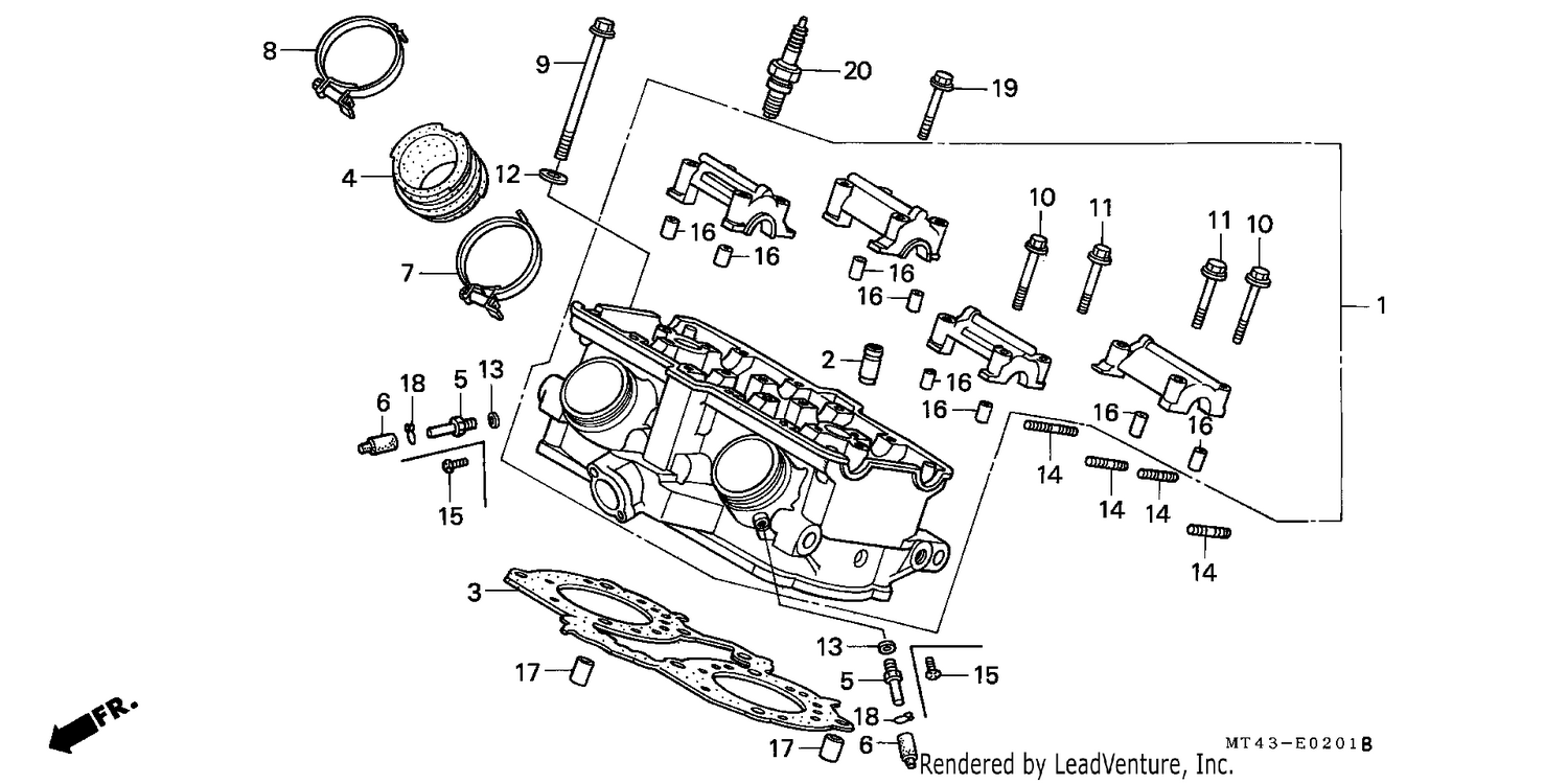 CYLINDER HEAD (REAR)