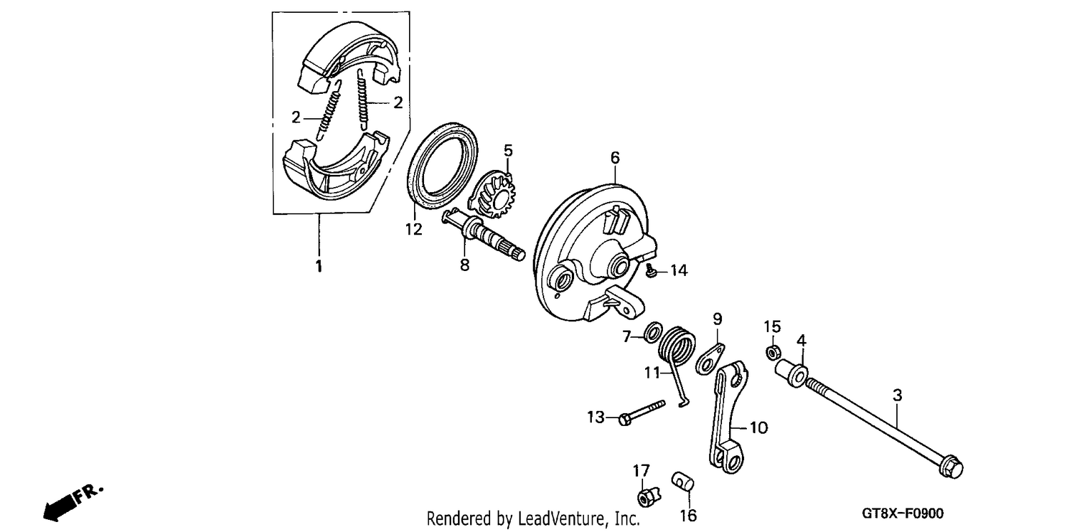 FRONT BRAKE PANEL