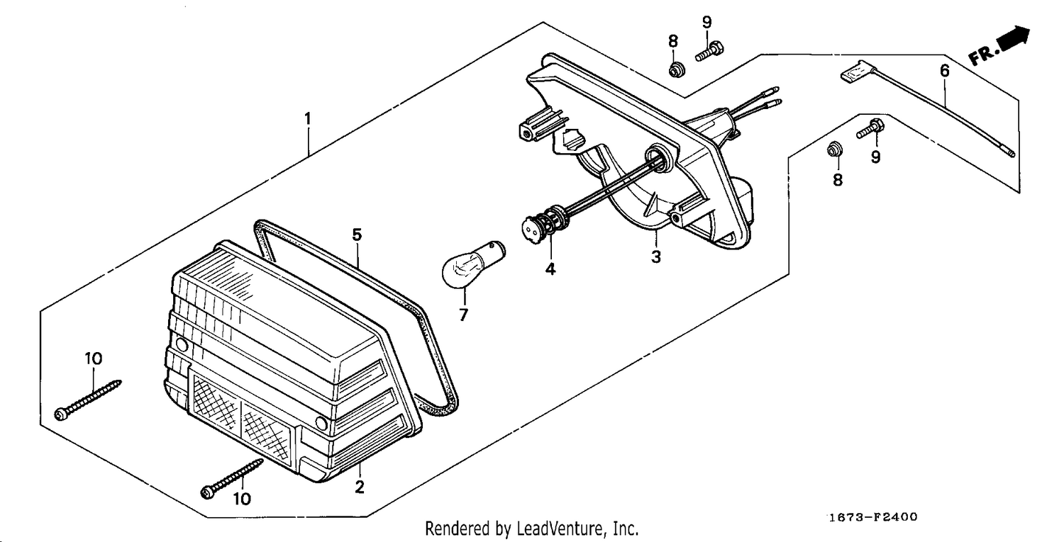 TAILLIGHT (B/DK/E/ED/N/SD)