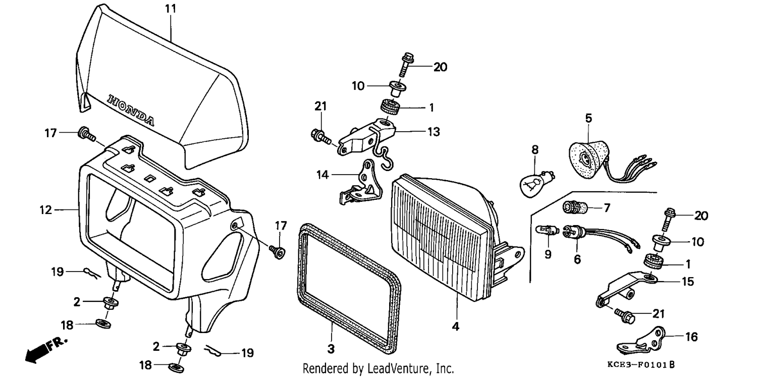 HEADLIGHT (CL/DK/ED/U)