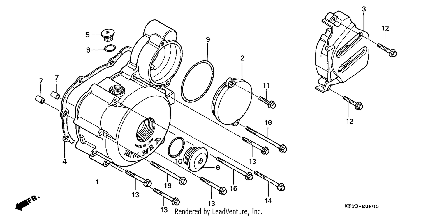 LEFT CRANKCASE COVER