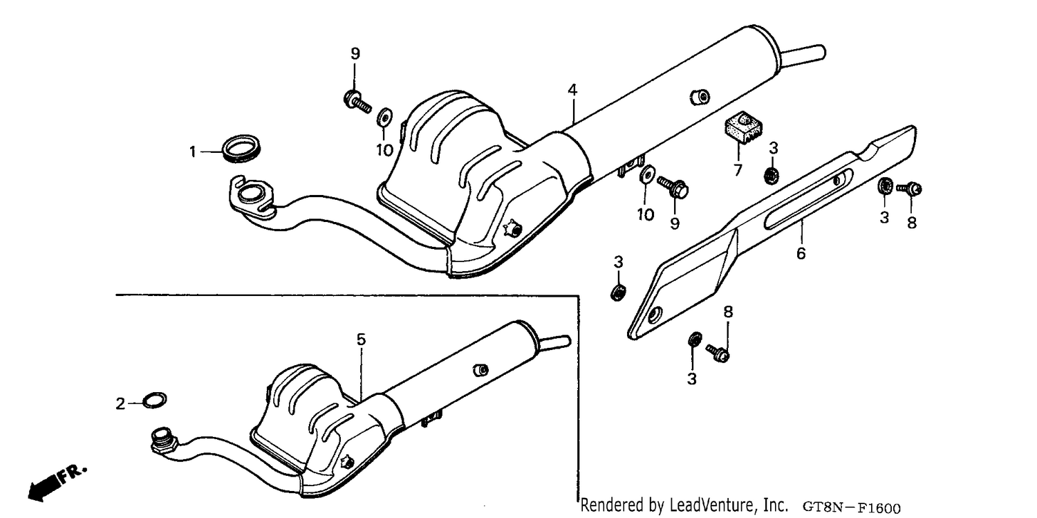 EXHAUST MUFFLER