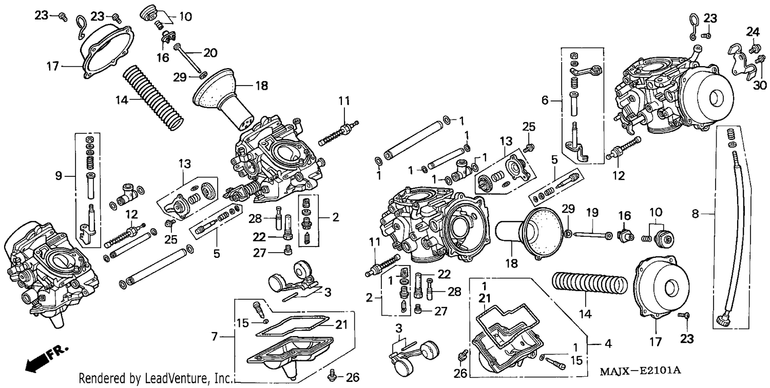 CARBURETOR (COMPONENT PARTS)
