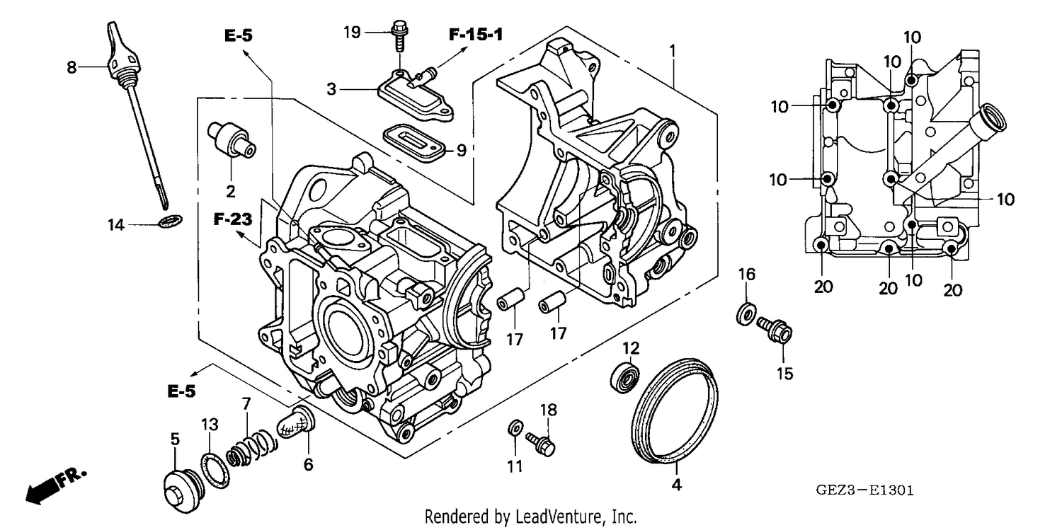 CRANKCASE (NPS505/6/8/9)