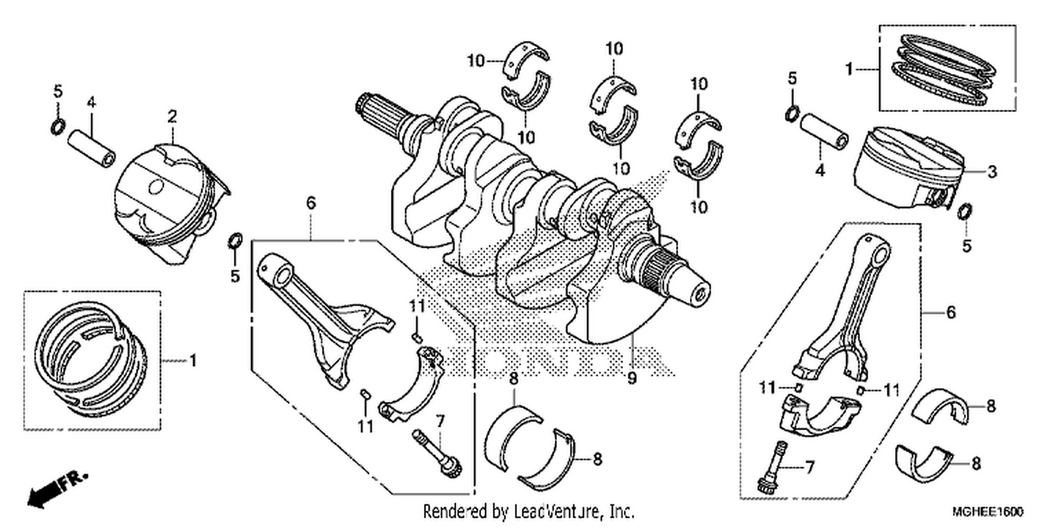  CRANKSHAFT/PISTON