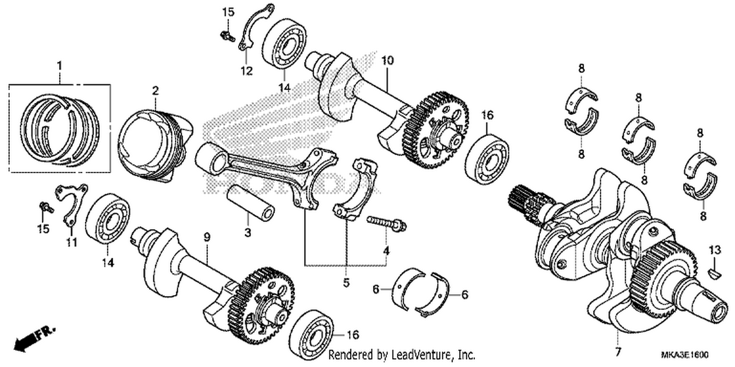  CRANKSHAFT/ PI STON