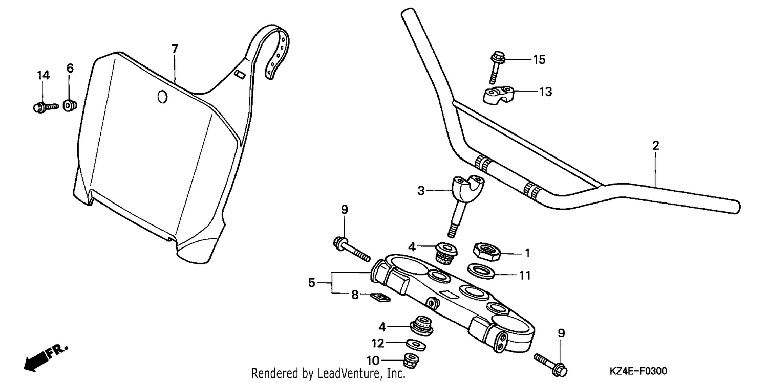 HANDLE PIPE/TOP BRIDGE