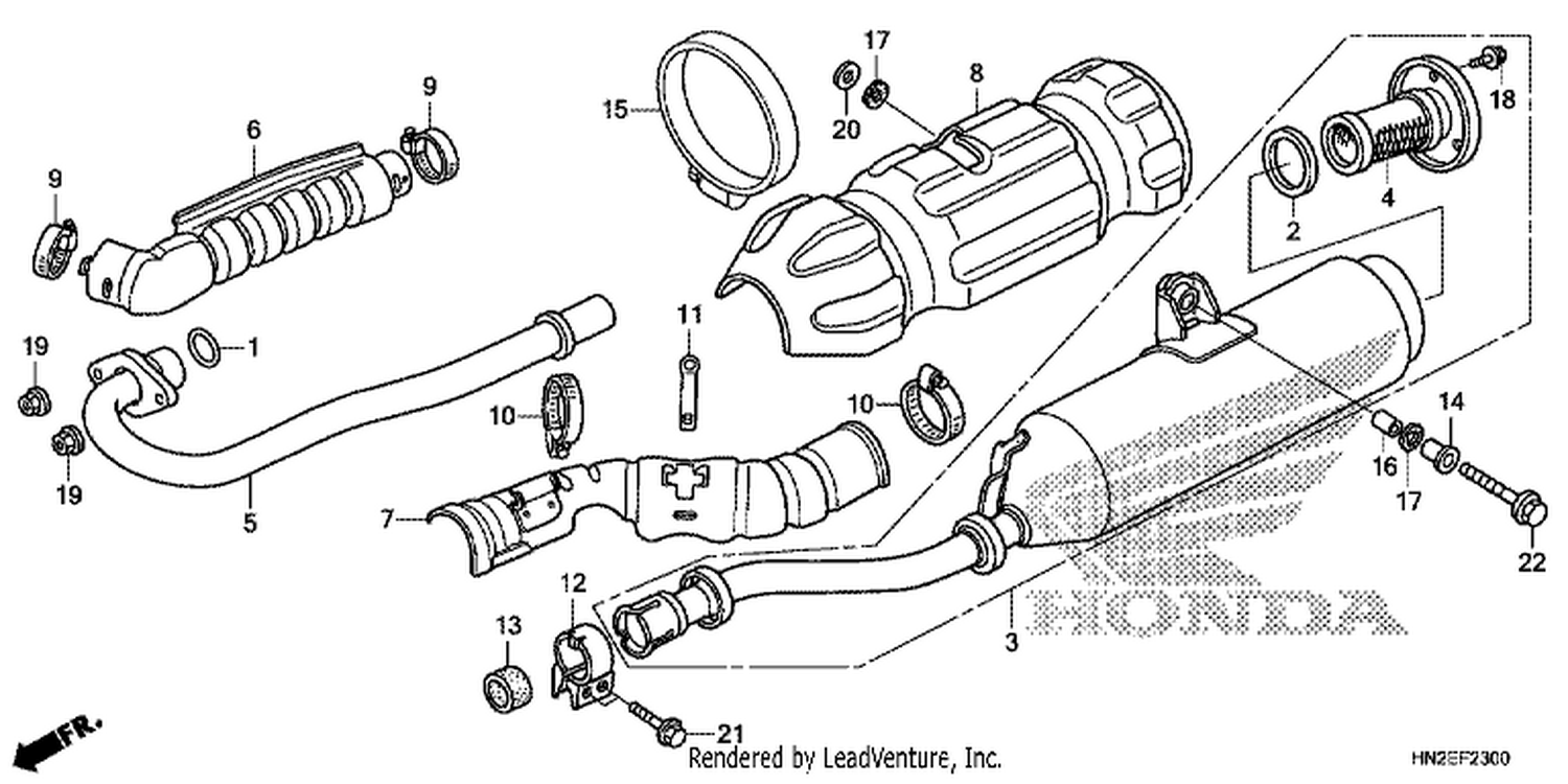  EXHAUST MUFFLER