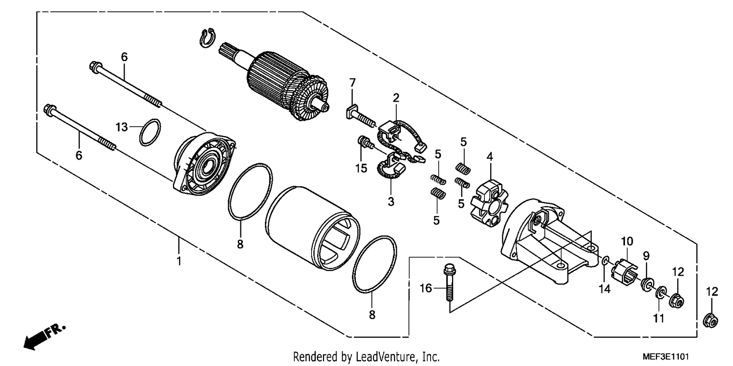STARTER MOTOR (FJS400D9/F JS400A)