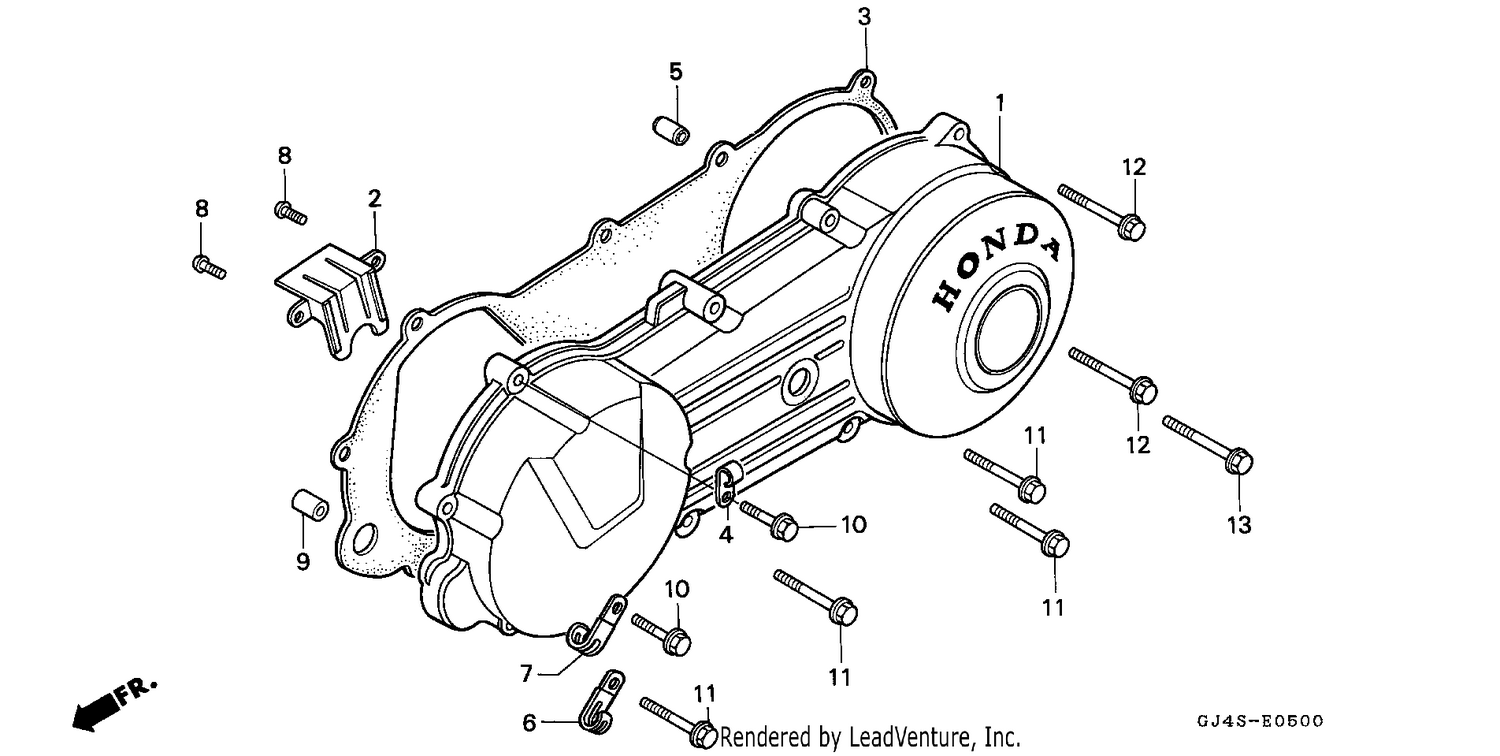 LEFT CRANKCASE COVER
