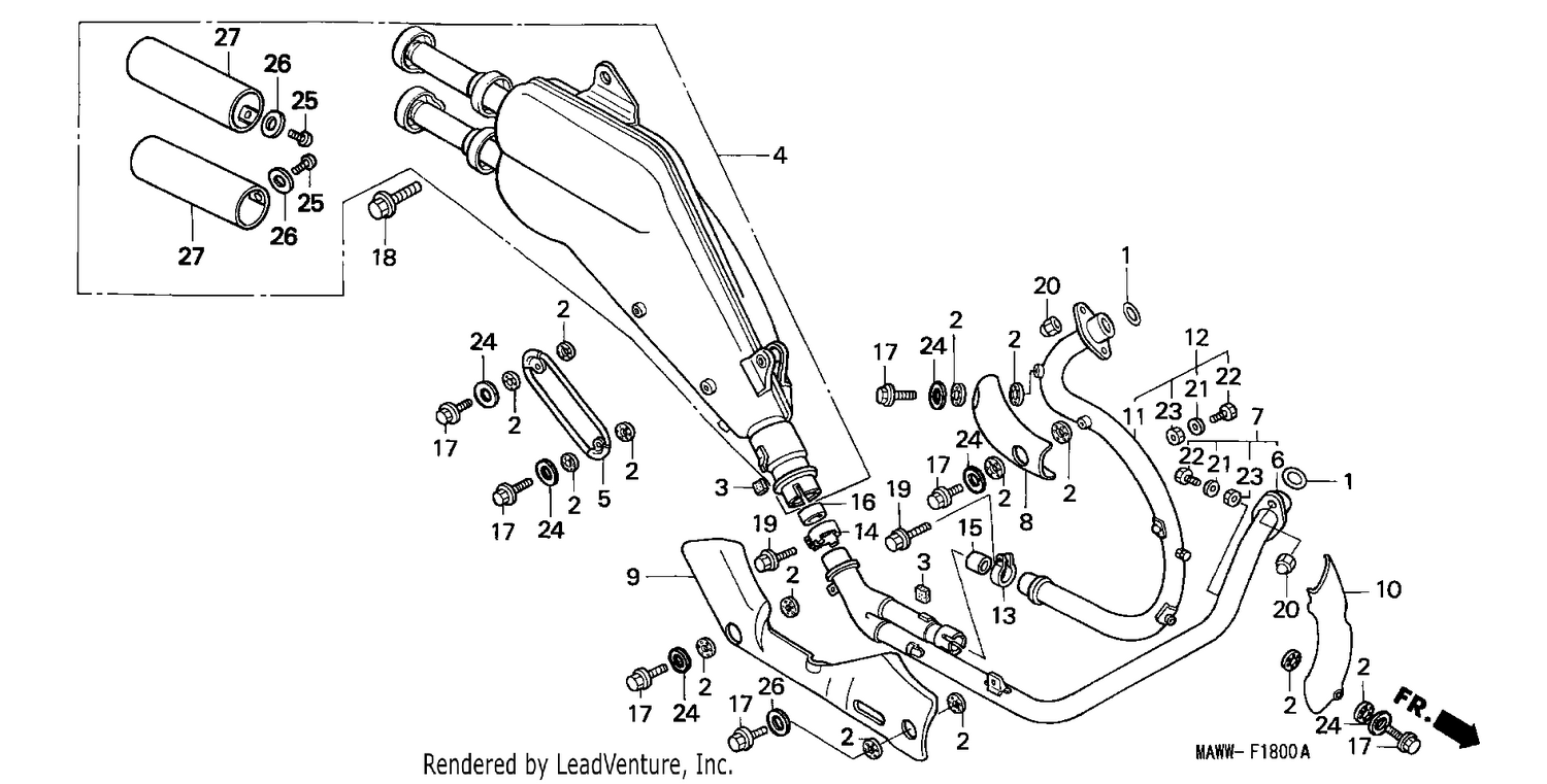 EXHAUST MUFFLER