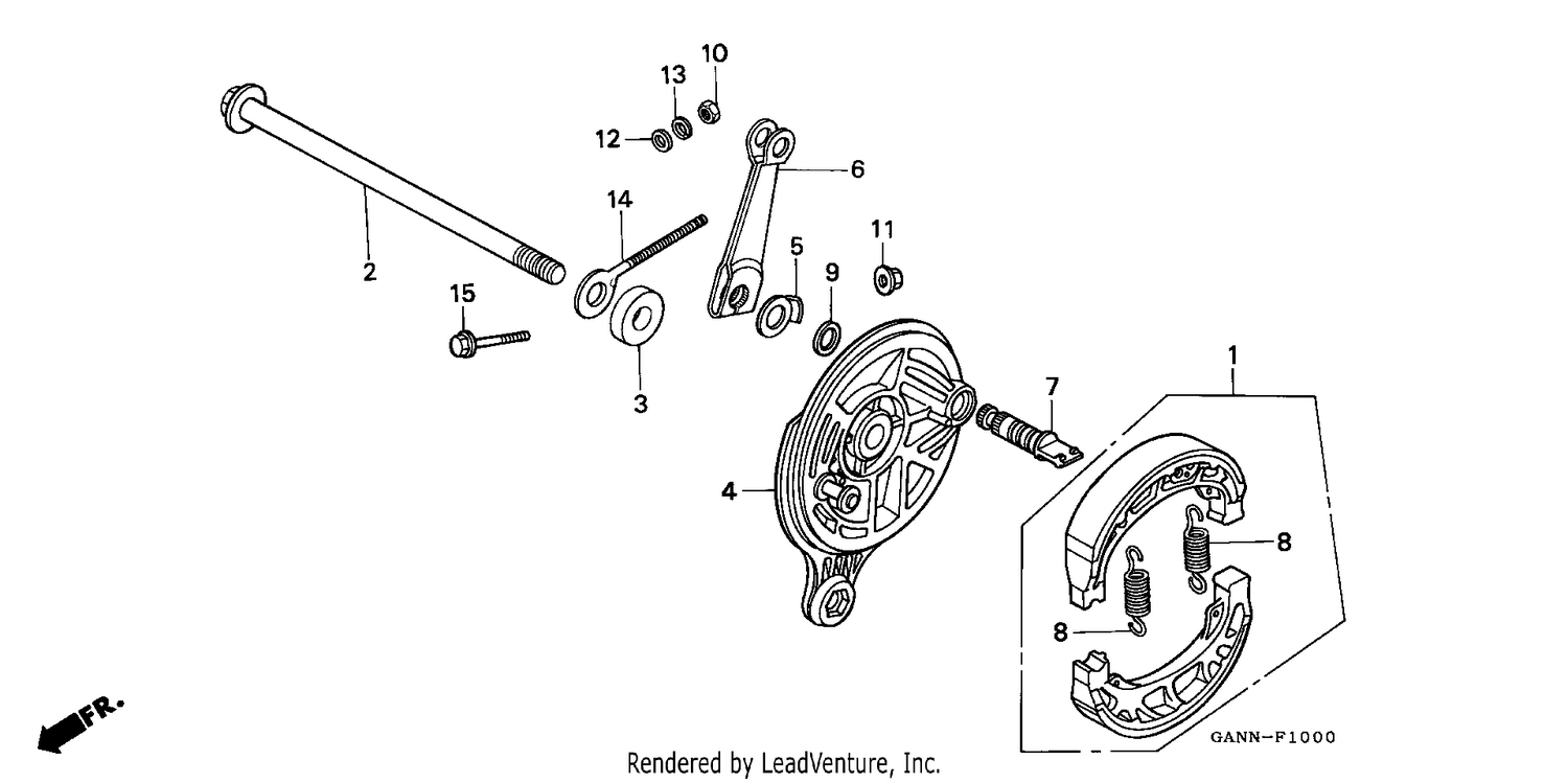 REAR BRAKE PANEL