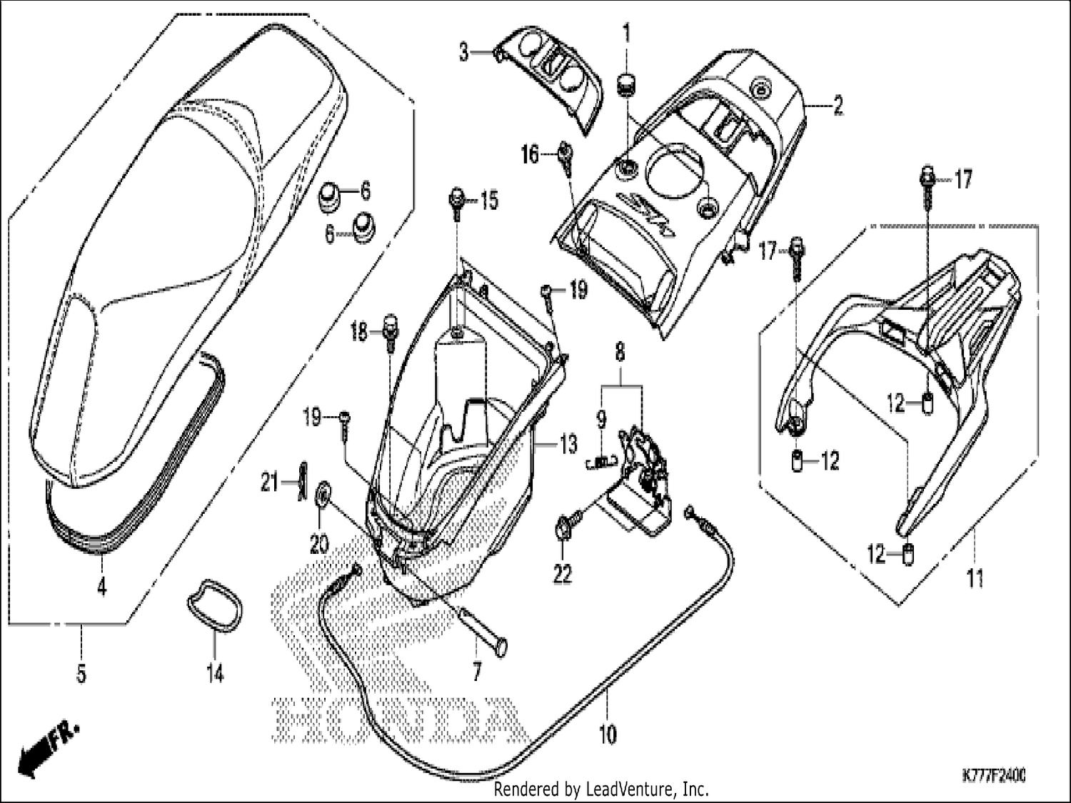  SEAT/LUGGAGE BOX