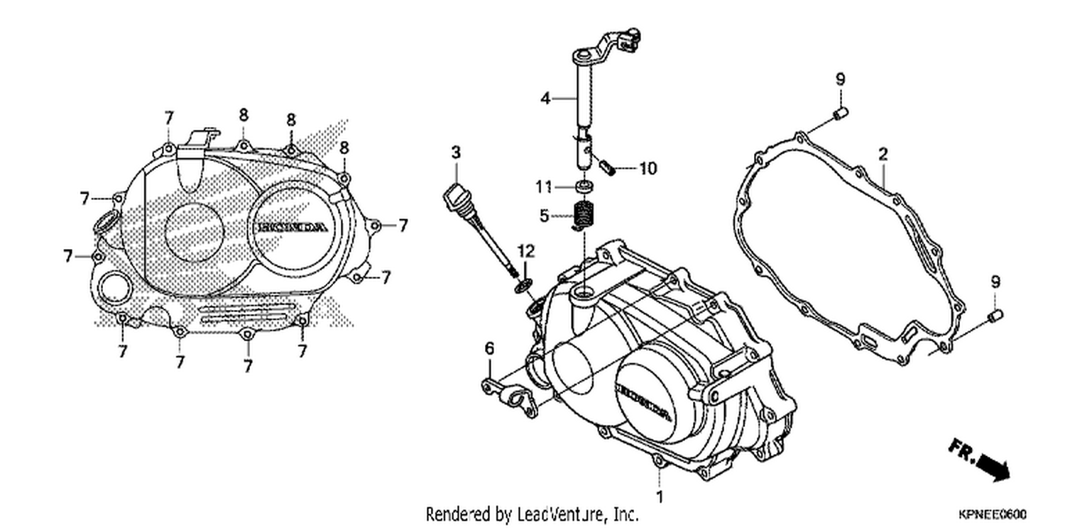  RIGHT CRANKCASE COVER