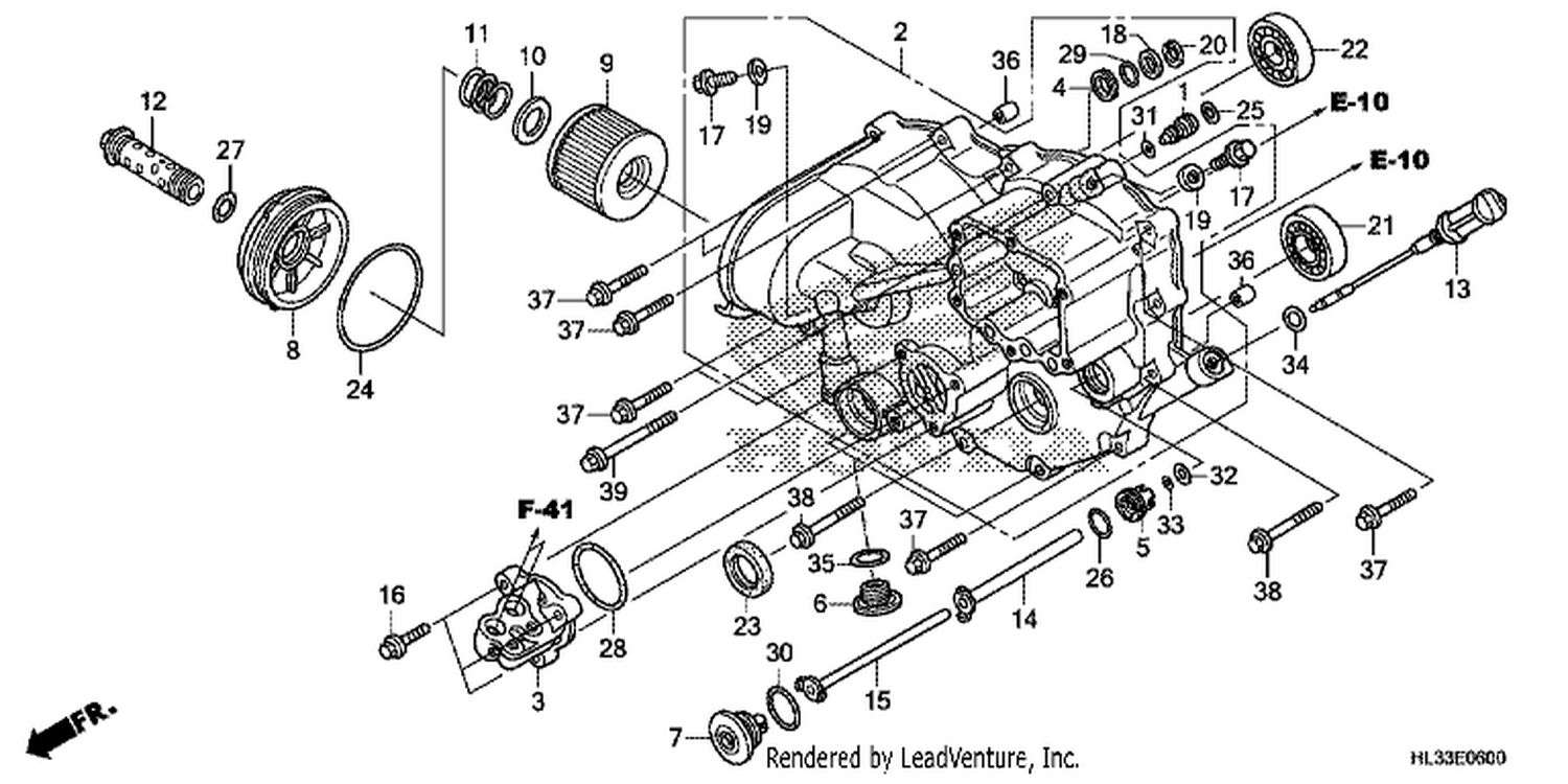  FRONT CRANKCASE COVER