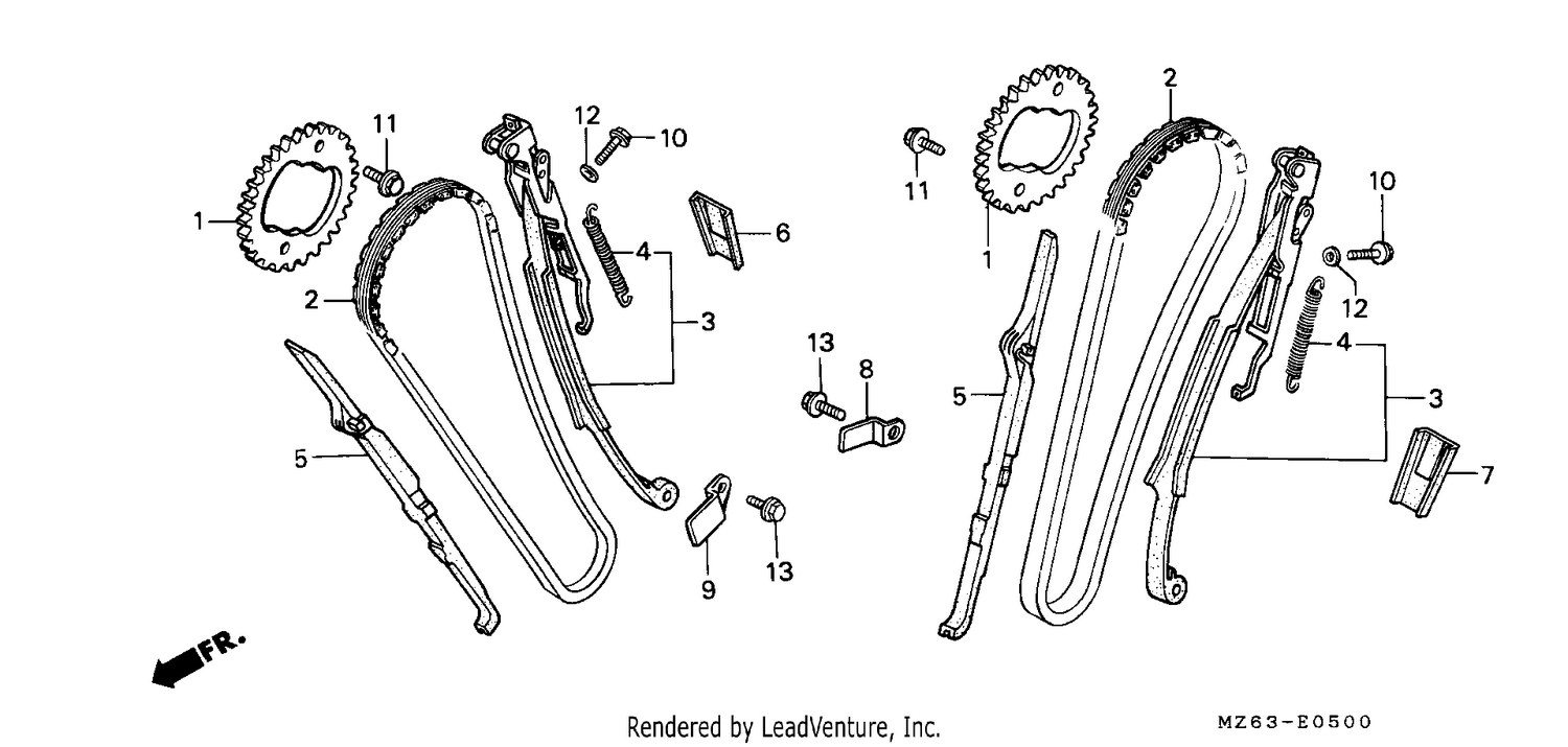 CAM CHAIN/TENSIONER