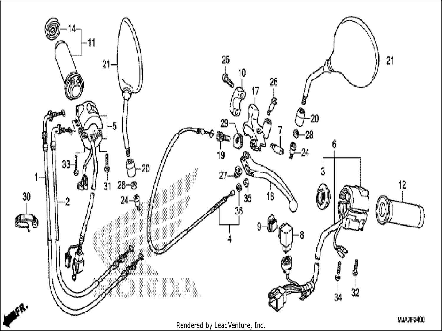  HANDLE LEVER/SWITCH/CABLE