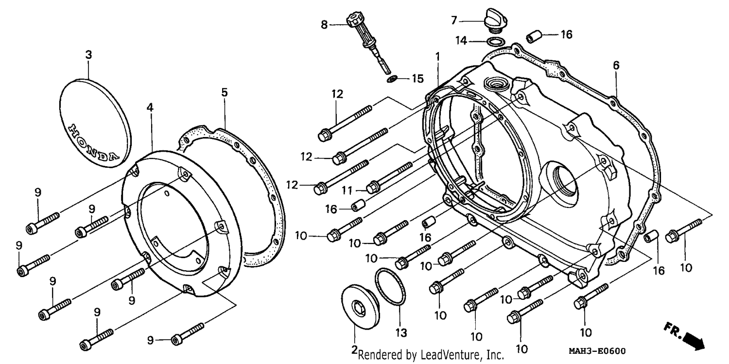 RIGHT CRANKCASE COVER