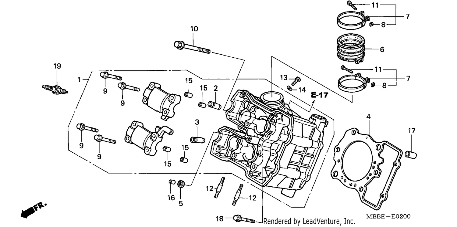 CYLINDER HEAD (FRONT)