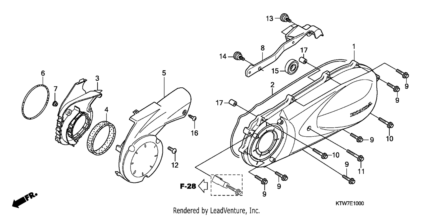 LEFT CRANKCASE COVER